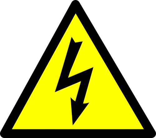 high voltage lightning arrow