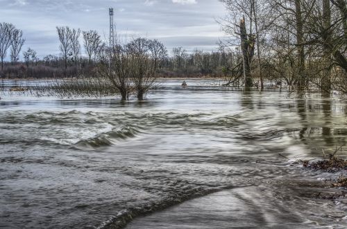 high water flow river