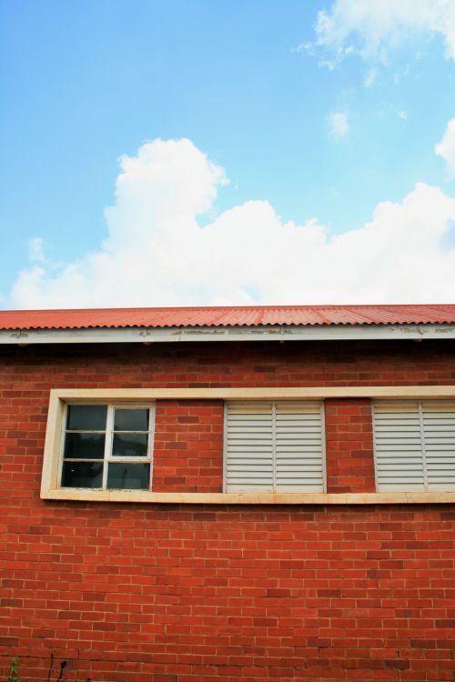 High Window And Shutters