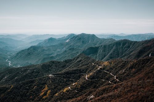 highland landscape mountain range