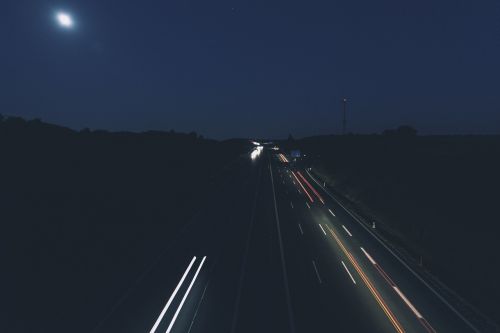 highway light trace