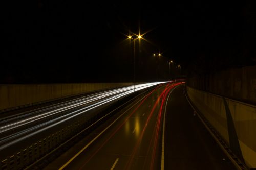 highway night car