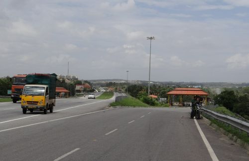 highway interchange slip road