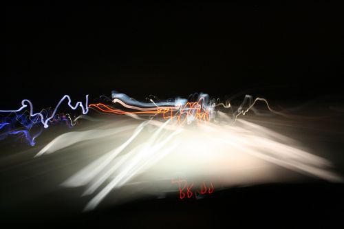 highway night lights