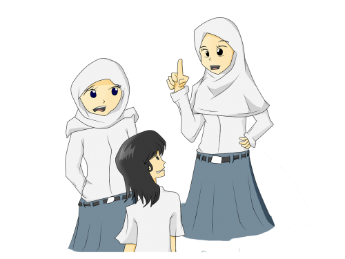 hijab girl school