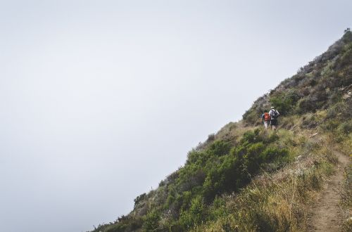 hike trail climb