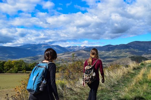 hiking outdoors ski