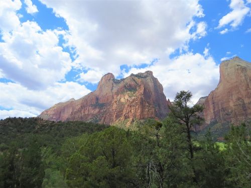 hiking mountain sky