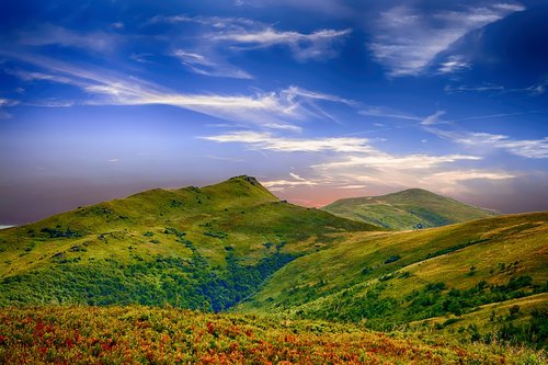 hill  sky  landscape