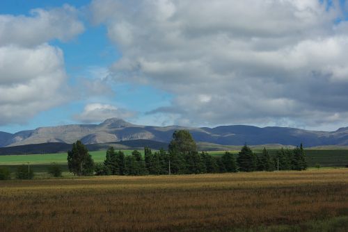 hills landscape air