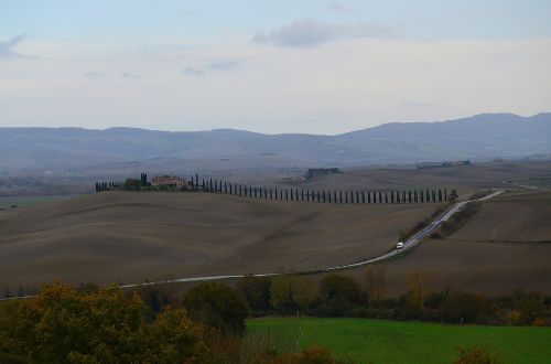 hills tuscany italy