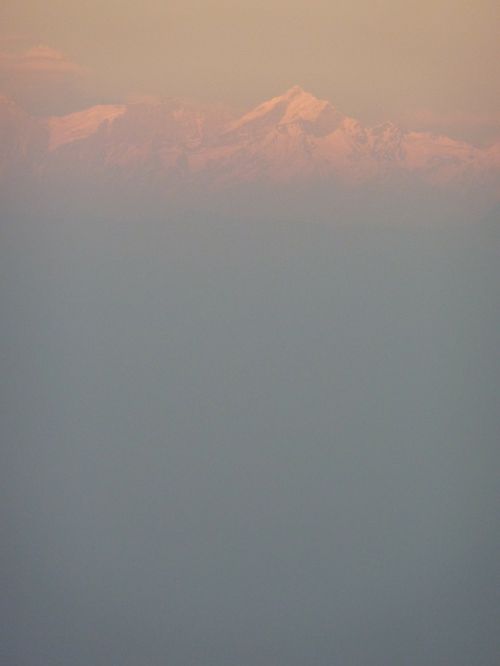 himalaya sunset india