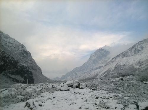 himalayas snow cold