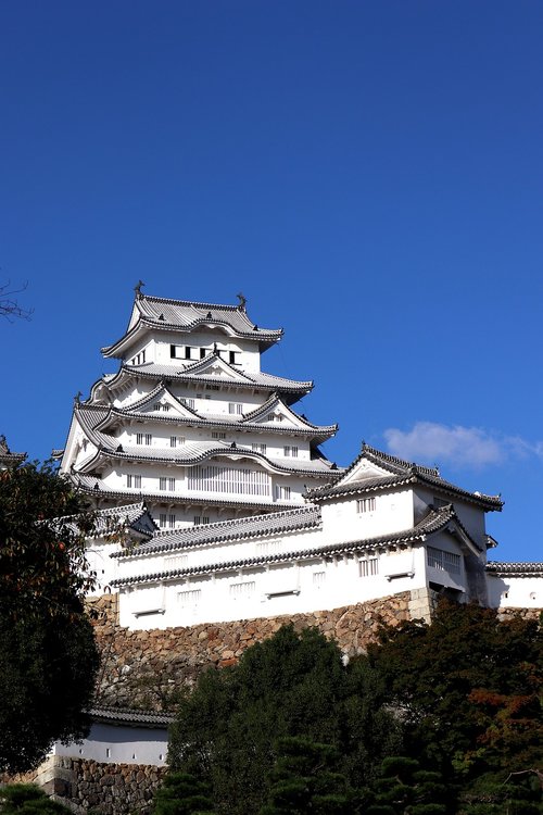 himeji castle  japan  castle
