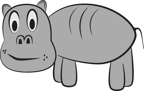 hippo  cartoon  cute