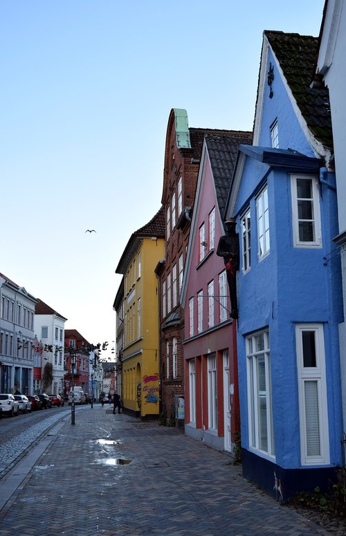 historic center  houses  colorful