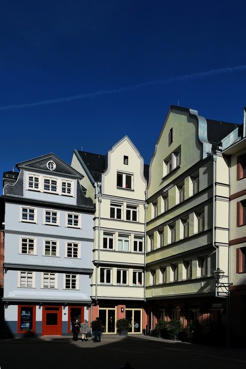 historic center  facade  frankfurt