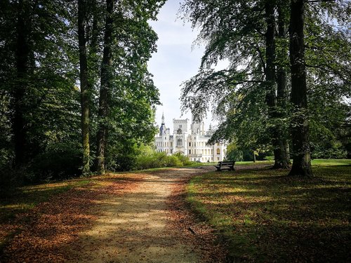 hluboka  castle  hluboká