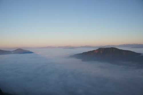 hochlantsch mountain sea of fog