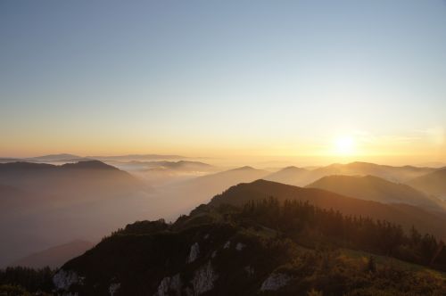 hochlantsch mountain sea of fog