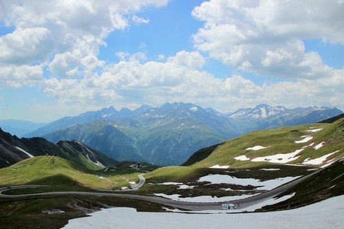 hochlapenstrasse  mountains  austria