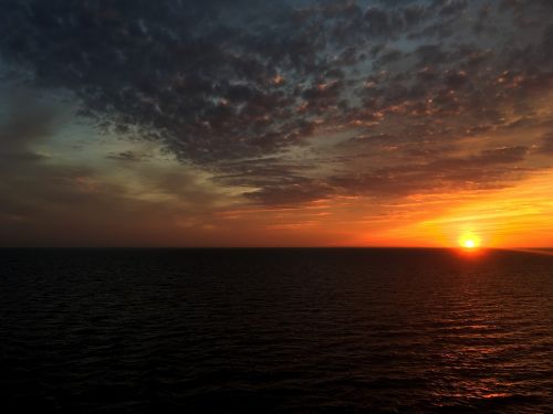 holiday sunset clouds