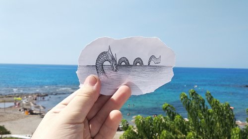 holidays  beach  drawing