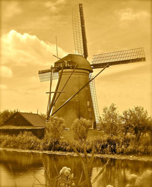 holland netherlands windmill