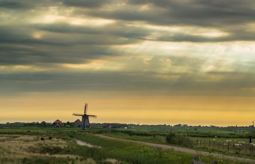 holland netherlands windmill