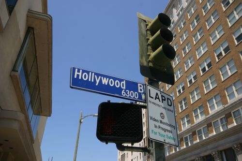 hollywood street sign los angeles