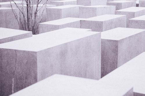 holocaust memorial historic concrete