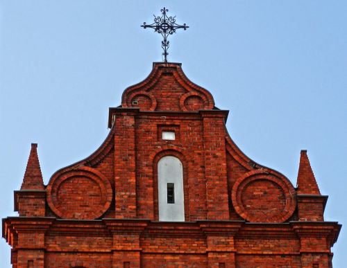 holy trinity church gable bydgoszcz