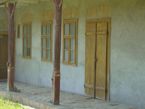 home door old house