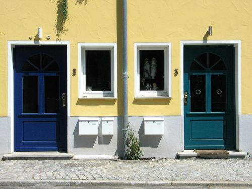 home door window