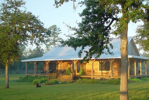home log cabin farm