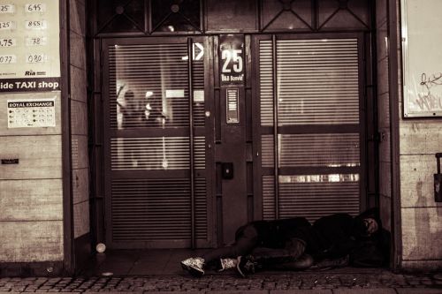 homeless street copenhagen