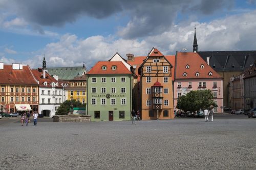 homes colorful czech republic