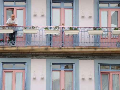 hondarribia basque country facade