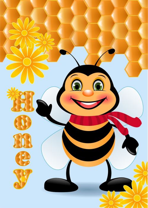 honey bee smile