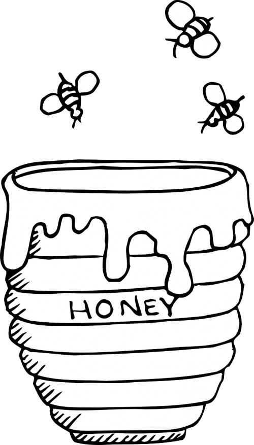 honey container bees