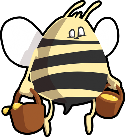 honeybee bumblebee honeypot