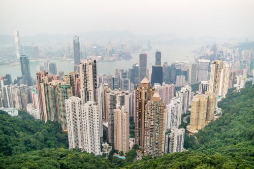 hong kong skyline tourism