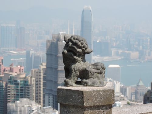 hong kong art lion