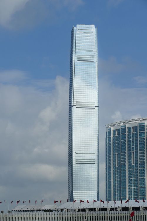 hong kong china skyscraper