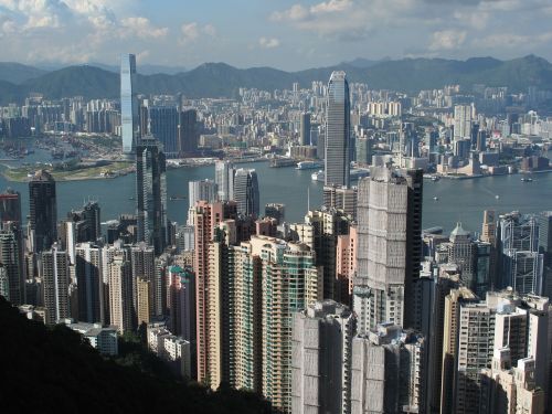 hong kong booked skyscrapers