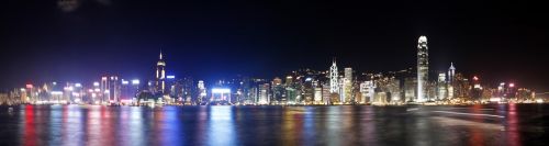 hong kong city night