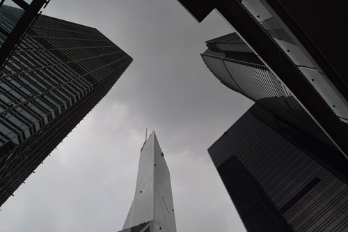 hong kong  skyscrapers  tall buildings