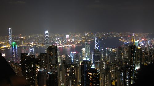 hong kong night view large f