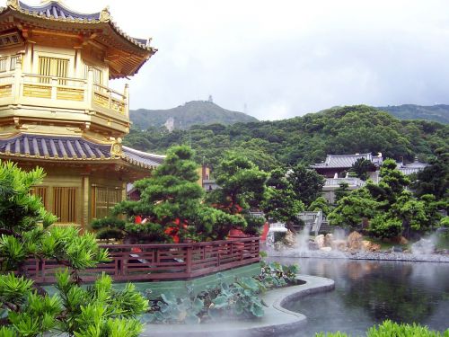 hong kong garden landscape