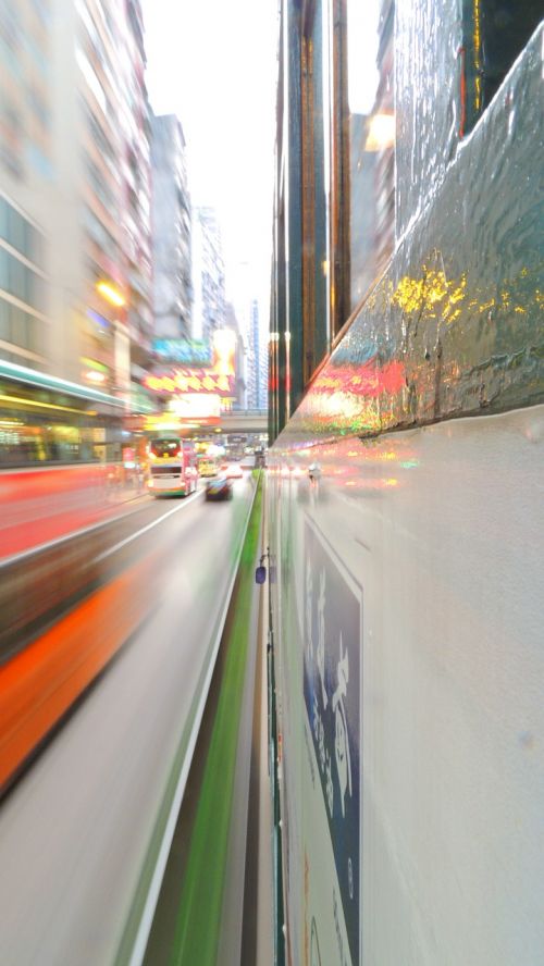 hongkong tram asia